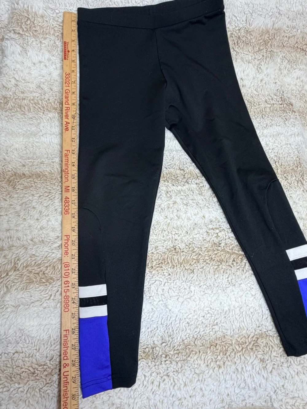 CALI All Stars Black & Royal Blue Athletic Jacket and Leggings Set